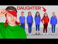 Dad Tries To Find His Daughter Blindfolded Emotional