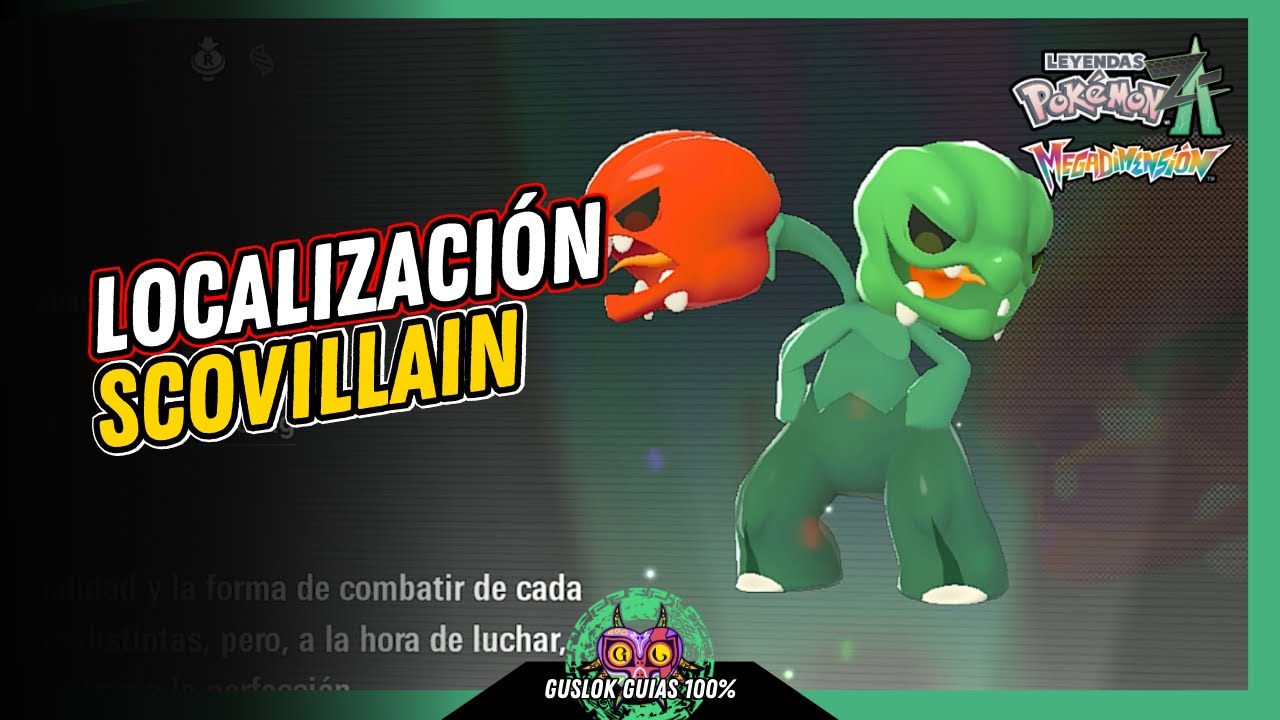 Leyendas Pokemon: Z-A Megadimension – UBICACIÓN de SCOVILLAIN 💯 | GUÍA 100% 🏆 Leyendas Pokemon: Z-A Megadimension – UBICACIÓN de SCOVILLAIN 💯 | GUÍA 100% 🏆