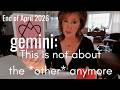 GEMINI : This Life Is Becoming MORE YOU & Less About *The Other* | Mid April 2026 Tarot Reading