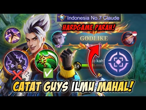 CATAT GUYS! FIX INI EMBLEM & BUILD CLAUDE TERBAIK DIMETA SEKARANG! SERING DIPAKE PRO PLAYER! | MLBB