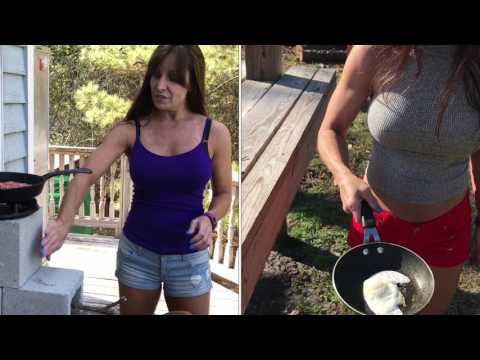 Crazy new rocket stove made from 4 cinder blocks!