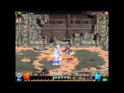 DFO - Tower of Despair 43F Dark Wolf Necromancer (Element Bomber)