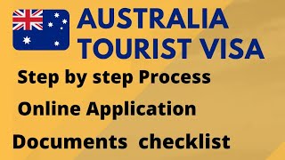 How to apply Australia tourist visa subclass 600 online in 2022 ! Australia Visitor visa