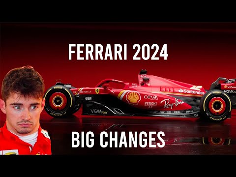 Ferrari SF24 versus SF23 - Lots of CHANGES!!!