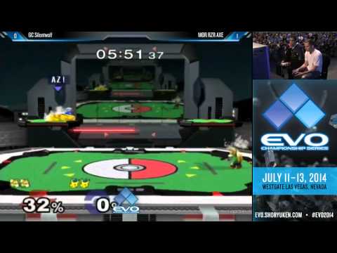EVO 2014 SSBM Losers Top 8 - Silent Wolf vs Axe