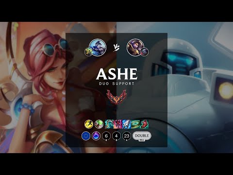 Ashe Support vs Blitzcrank - EUW Grandmaster Patch 12.13