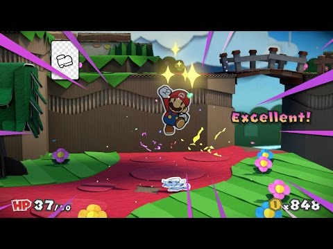 Paper Mario: Color Splash - Ruddy Road - Gameplay