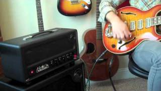 Video thumbnail for Shawn Tubbs Port City Pearl head and 1x12 wave cab. Hamer Classictron guitar by Shawn Tubbs