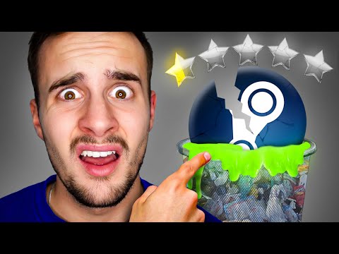 Ich teste die SCHLECHTESTEN STEAM SPIELE!