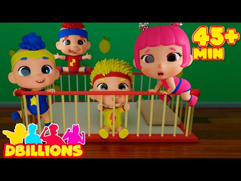 Mommy, Daddy, Grandma & Grandpa with Baby DB | Mega Compilation | D Billions Kids Songs