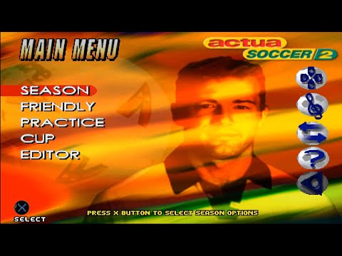 Actua Soccer 2 PS1 Playthrough - Not As Good As The First One