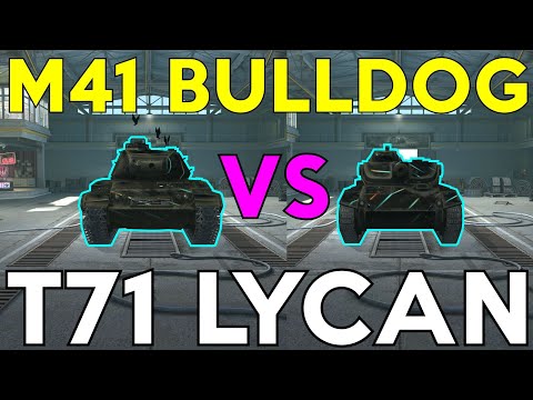 WOTB | M41 BULLDOG VS T71 LYCAN