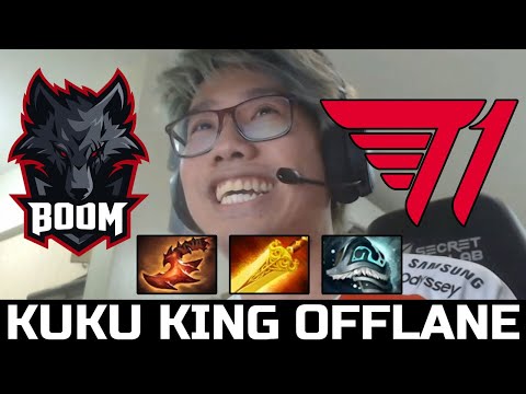T1 VS BOOM GAME 1 - KUKU WRAITH KING OFFLANE PICK DPC SEA 2022