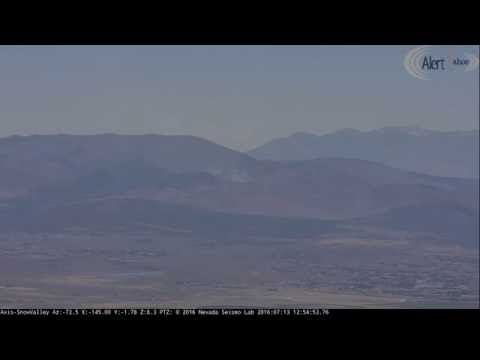 Ruby Incident Fire from Snow Valley 12 PM