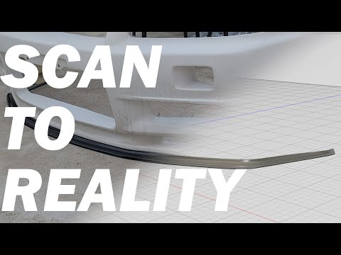 Making a new R34 GTR carbon front lip | Einstar Vega 3D scans included!