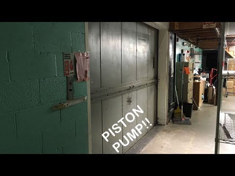 Epic 1959 Rotary Piston Pump passenger and freight elevator at Younkers Lindale Mall Cedar Rapids IA