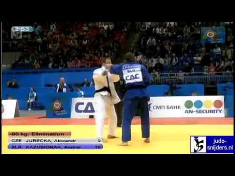 Alexandr Jurecka (CZE) - Andrei Kazusionak (BLR) [90kg]