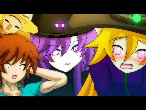 NhiccoXCreeper - Steve & Ender-Girl Discovers A Village (Minecraft Anime)