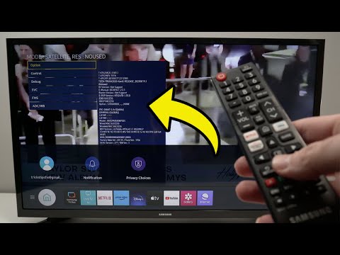 Samsung Smart TV: How to Access Service Menu