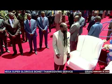 PST BERYL WORSHIP KAMA SIO WEWE AT THE GRAND MEGA BOMET THANKSGIVING SERVICE