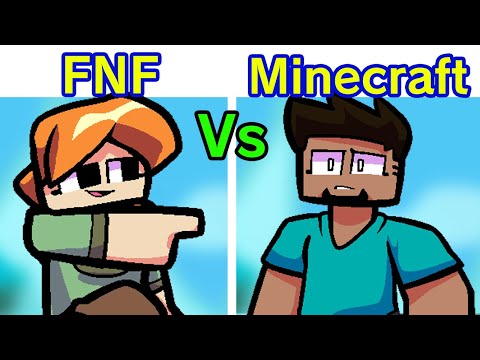 Friday Night Funkin' - Steve + Alex VS Enderman Dad (Minecraft Edition) [FNF MOD/Hard]