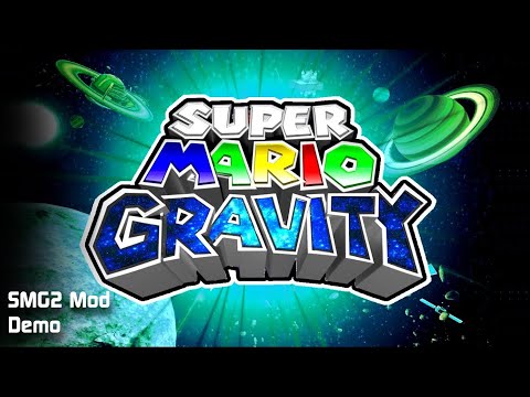 Super Mario Gravity Demo 10 Stars- SMG2 Wii Mods Part 1