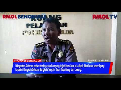 Polda Sebut Kabar Penculikan Anak Di Bengkulu Hoax