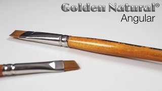 SILVER BRUSH GOLDEN NATURAL PENNELLO PIATTO OBLIQUO MANICO CORTO SERIE 2006S