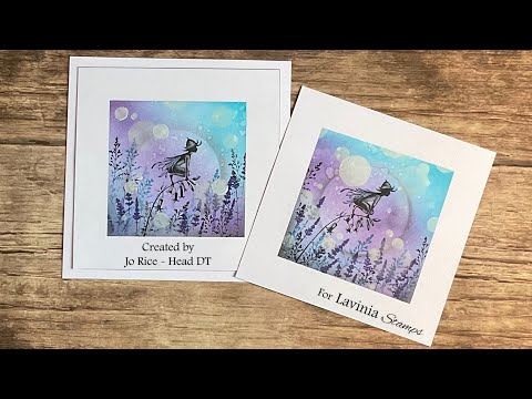 Technique Tuesday with the Bokeh Technique and Bella by Jo Rice #laviniastamps #bokeheffects