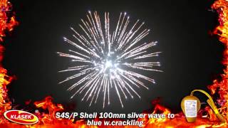 KP 100mm Klasek premium Silver Crack to Blue