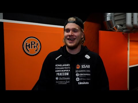 BioRex-otteluennakko JYP-HPK 19.11.2022 - haastattelussa Julius Reini