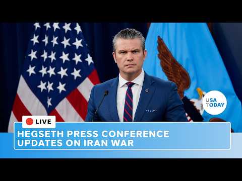Live: Pete Hegseth updates on Iran war from Pentagon in press conference