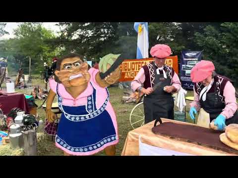 15 Fiesta del Asado Criollo en Pincén 2do puesto para Fabián Gilardi y Ermindo Vilche de C. Charlone