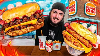 PROVANDO as NOVIDADES de BURGER KING em PORTUGAL! Full Flame e Novo King Fusion