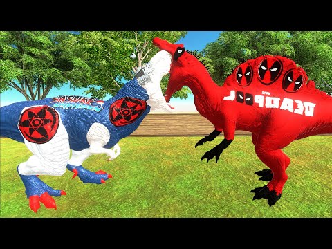 SASUKE T REX FOREST DEATHRUN - Animal Revolt Battle Simulator