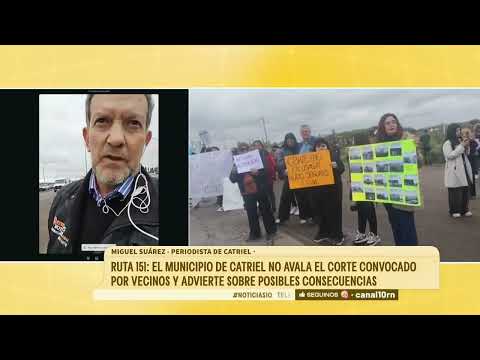 Catriel: el Municipio no avala el corte en la Ruta 151 y advierte sobre posibles consecuencias