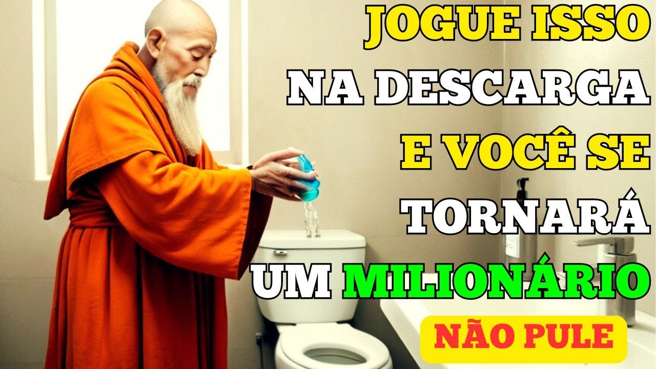 Jogue ISTO no Vaso Sanitário e Diga ADEUS às DÍVIDAS, POBREZA e MÁ SORTE | Sabedoria Budista