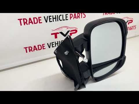 For Fiat Ducato 2006-2024 Door Wing Mirror Electric Heated With Indicator & Temperature Sensor Short Arm Black Right Side video