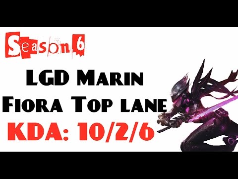 Korea Challenger LOL - LGD Marin - Fiora Top lane vs Trundle (Feb 15, 2016)