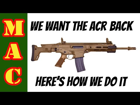 Let's get the Bushmaster ACR back! Franklin Armory can do this!