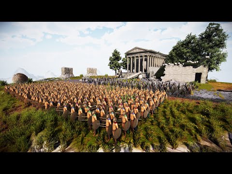 Spartans & Archer Try to Defend Ancient Ruin | Ultimate Epic Battle Simulator 2 | UEBS 2