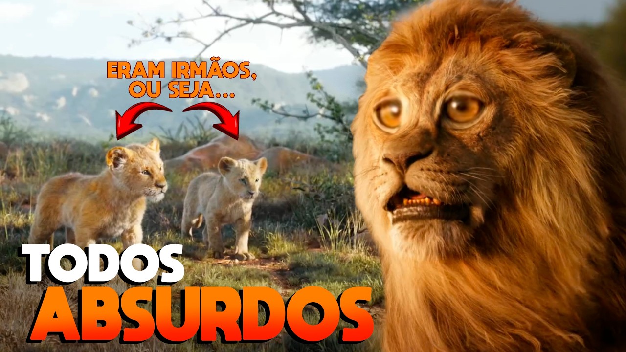 TUDO de ERRADO com O REI LEÃO (2019)