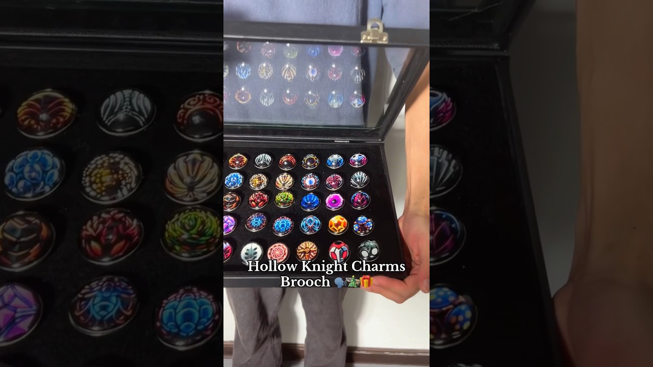 Hollow Knight Charms Brooch 🗣️🎄🎁 #hollowknight #hollowknightart