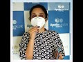 Actress Jomol JustVaccinated At Apollo Adlux Hospital