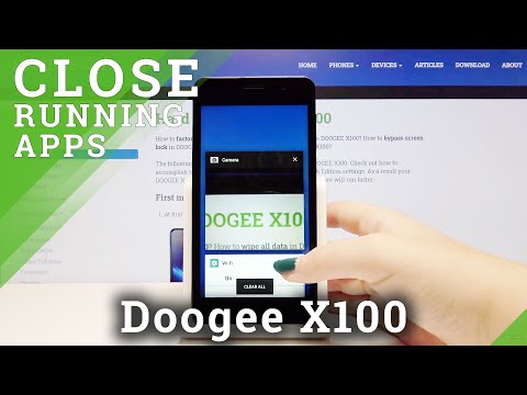 How to Turn Off Running Applications on DOOGEE X100 - Speed Up Smartphone