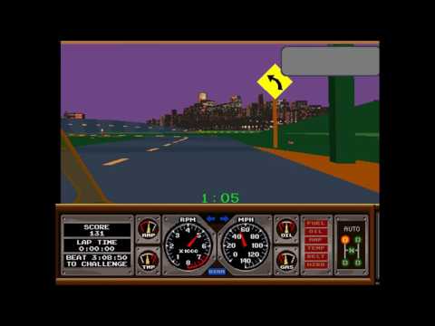 Game of the day 2166 Race Drivin' (レース・ドリビン) Atari Games 1990