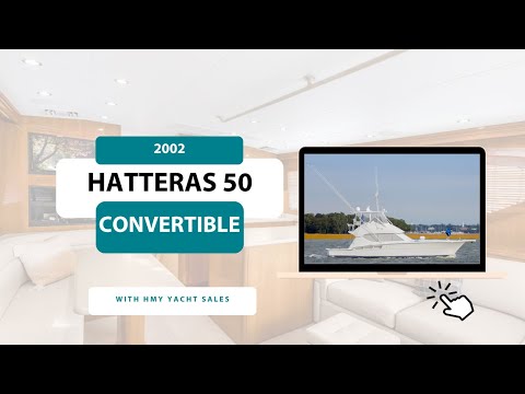 Hatteras 50 Convertible video