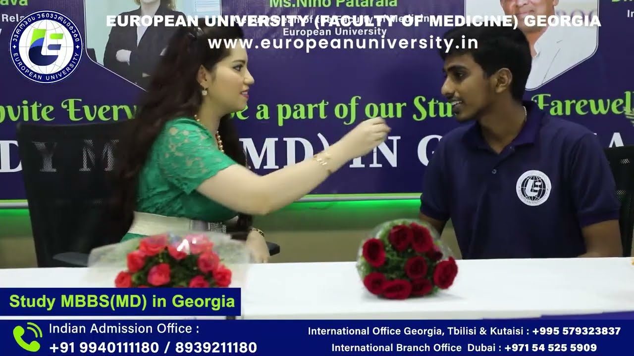 Student Migration European University Georgia Student Review | Study MBBS In Georgia