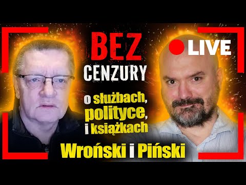 [LIVE] Bez cenzury o służbach, polityce i książkach. WR0ŃSKI i PIŃSKI na żywo