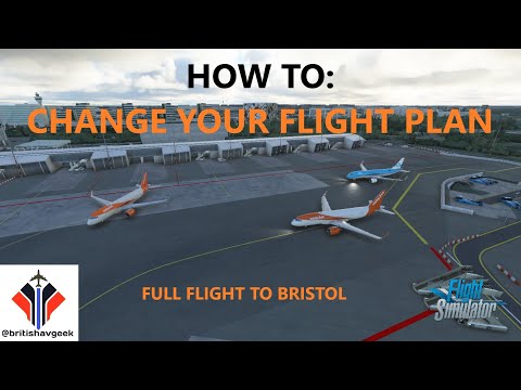 FS2020 - HOW TO: Change the entire flight plan in the MCDU - A320nx Mod - Full Flight AMS - BRS